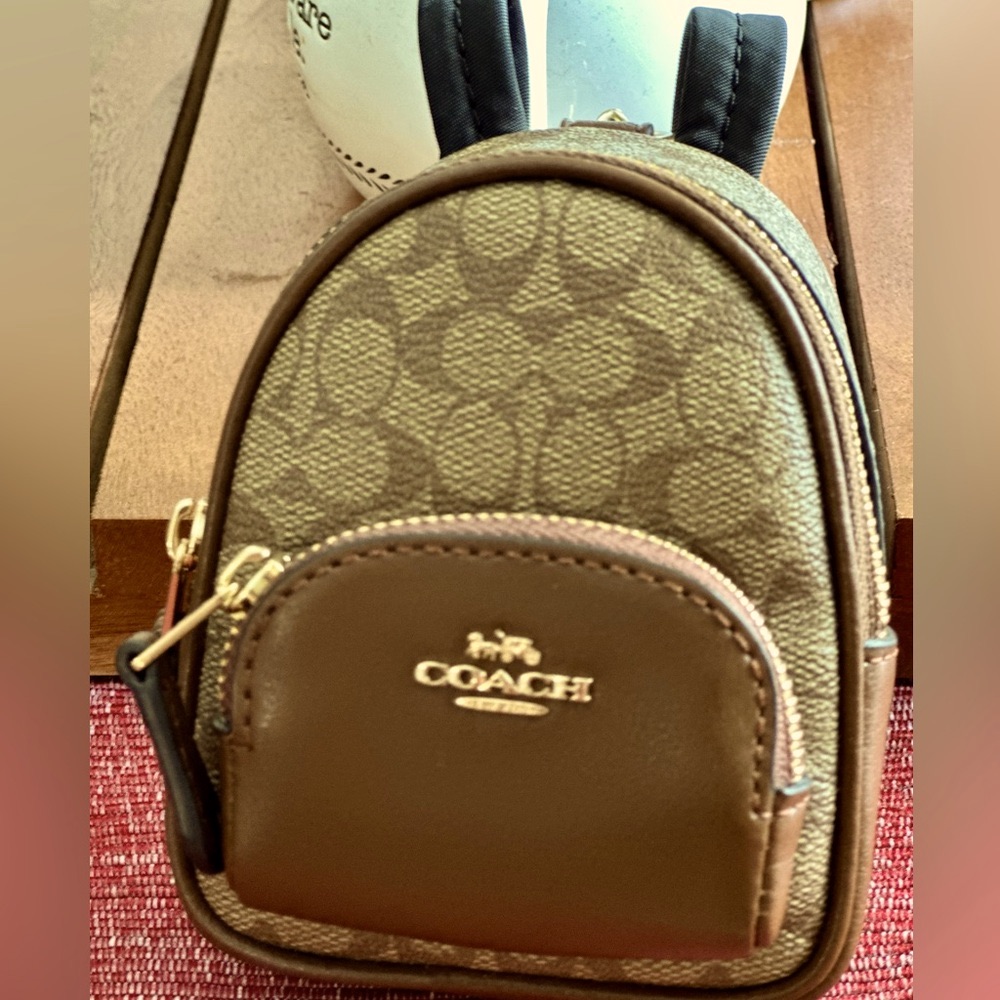 Authentic Coach Backpack Charm